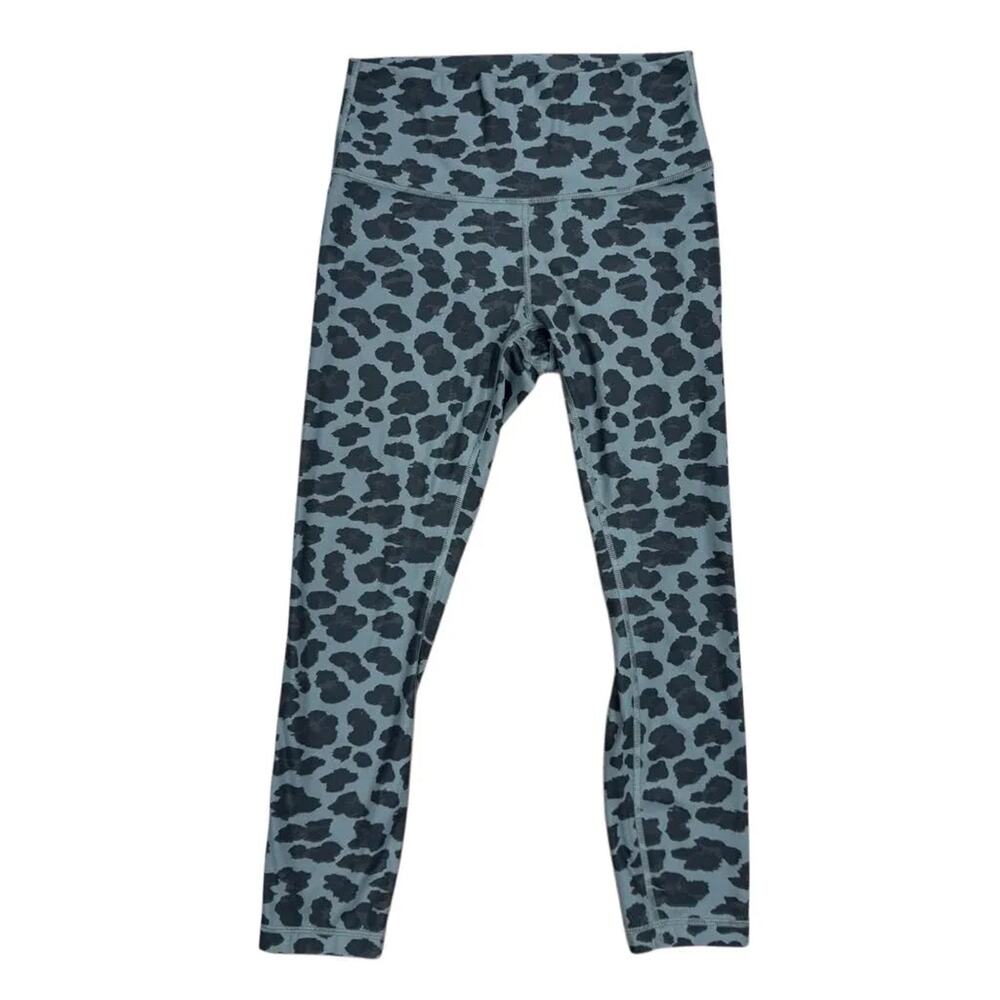 Lululemon Leopard Print High-Rise Leggings Crop